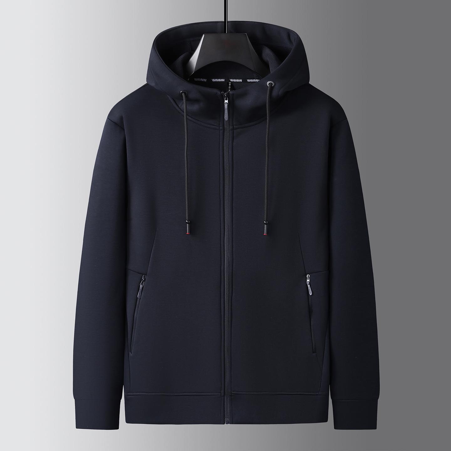 Men s Oversized Plus Velvet Hooded Jacket - Winter 2025 Collection 4XL