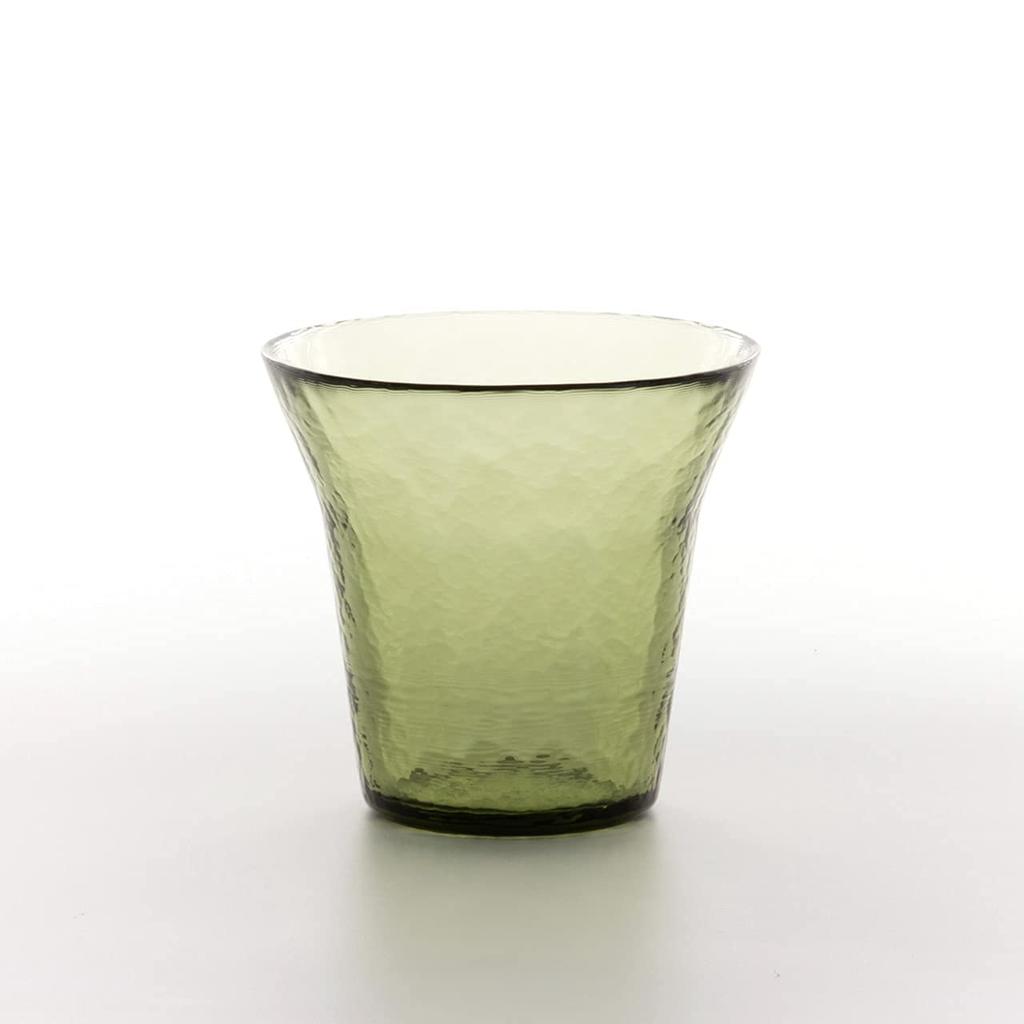 Wired Beans Wired Beans Glasbecher für ein Leben lang, Paar-Set, Geschenkbox, Becherglas, 200 ml, gleiche Farbe (Tsugaru Vidro) (Grünes Set)