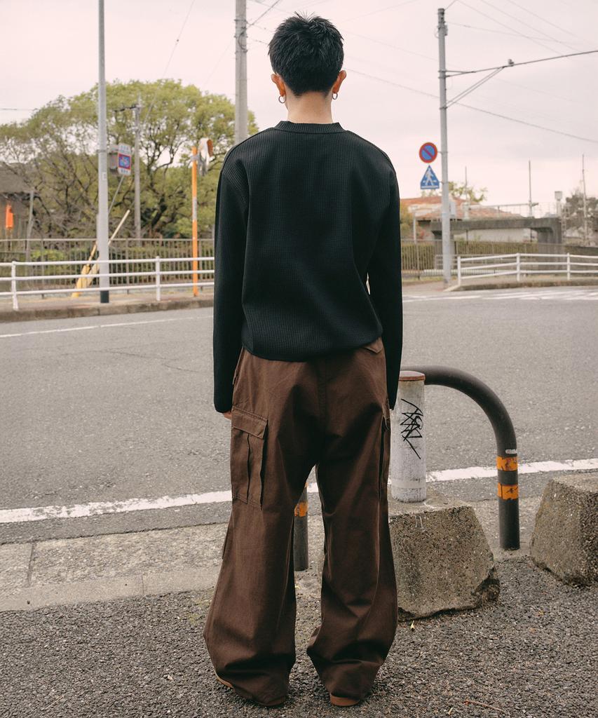 XERO Parachute Cargo Over-String Pants [Brown]