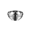 Stainless Steel Stackable Deep Dish Bowls Set - Multifunctional and Rust-Resistant, Includes Sizes from 11.5c… More