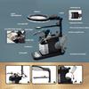 Multifunction  LED Magnifying Glass LED Magnifying  With  Metal Clamp for Electronics Repair & Jewelry Craft Enthusiasts