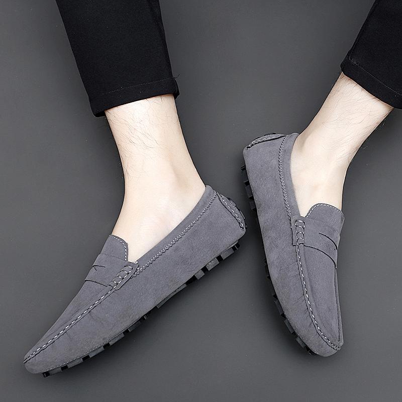 Plus Large Big Size 35-48 Penny Loafers Men Shoes Man Moccasins Leather Casual Shoes For Men Slip On Flats Mens Driving Shoes