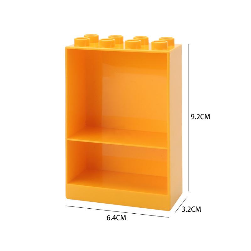 Big Building Blocks Bathroom Kitchen Furniture Accessories Compatible With Large Bricks Educational Diy Toys Children Kids Gifts