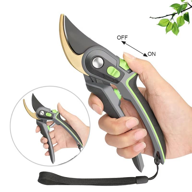 SK5 Pruning Shears For Garden-Heavy Duty Bypass Clippers with Ergonomic Non-Slip Handle/Labor-Saving Spring