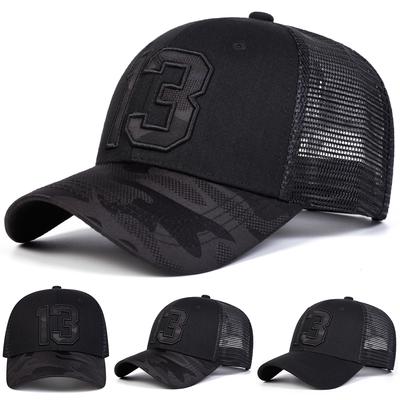 Μοντέρνο Καπέλο Unisex με 13 Κεντημένα Μπαλώματα Διχτυωτό Καπέλο Εξωτερικού Χώρου Hip-hop Αναπνέον Καπέλο του Μπέιζμπολ Καλοκαιρινά Καπέλα Αντηλιακά Ρυθμιζόμενα Καπέλα