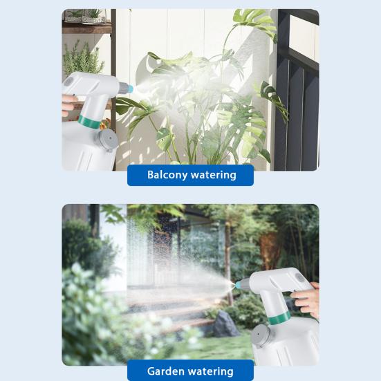 Cordless Electric Sprayer 2L Rechargeable Spray Bottle Portable Lightweight Gardening Sprinkler