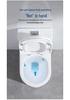 Compact Silent Siphon Ceramic Toilet for Apartments and Hotels