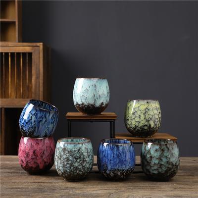 Kiln Change Master Cup Ceramic Tea Bowl Concentrated Coffee Cup Ceramic Cup Large Capacity Retro Kung Fu Teacup