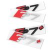 1PC Aluminum ?3 ?4 ?5 ?6 ?7 ?8 ?3+ ?4+ ?5+ ?6+ ?7+ ?8+ Emblem Car Trunk Logo Sticker For Audi A3 8P S3 8V A4 B8 B6 B7 A6 C6 C5 S