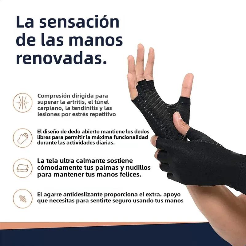 1Pair Unisex Arthritis Gloves Fingerless Wrist Support For Carpal Tunnel Pain Relief Swelling Men Women Hand Brace