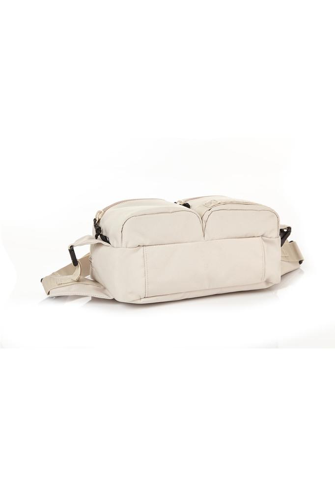 Body Bag Bigson VICKSON Sling Bag Large Capacity Light Beige [Samsonite Red] Men's Women's