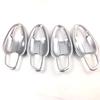 For Peugeot 3008 3008GT 5008 LHD 2017 2018   ABS Chrome Door Handle Cover Trims Door Bowl Frame Sticker Car Accessories