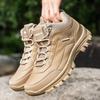 Men Tactical Boots Waterproof Climbing Shoes Army Lace Up Outdoor Plus Size Male Motorcycle Hiking Shoes Breathable Casual Brand