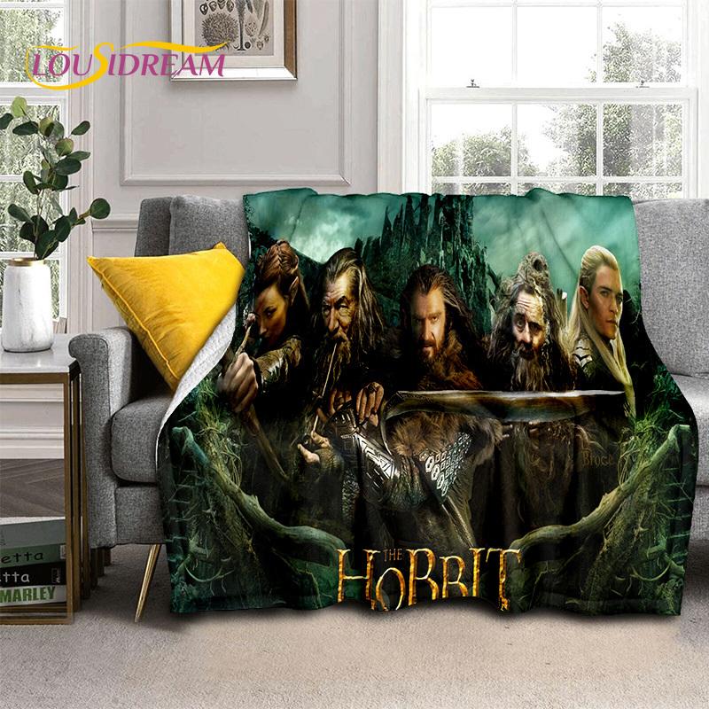 L-Lord of The Rings H-Hobbit Movie Soft Blankets,Keep Warm Throw Blanket Comfortable Blanket for Picnic Beds Sofa Home Bedroom