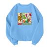 Children's Fashionable Lightweight Long-sleeved Round Neck Pullover With Pockets Printed Pullover