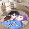 Personalized K-KPop Demon Hunters Round Chair Office Rug - Perfect for Mat, Office Chair & More - Ideal Gift for Birthdays and Holidays
