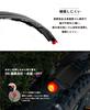 GORIX Telescopic Fender with Light and Rear for Easy to Install Water Splash Protection (Front Set) Bicycles, (GFD-SSL811), Mudguard,