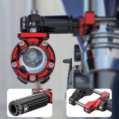 Alloy Motorcycle Bracket Branch Head Spot Light Mount Extension Bar Accessories