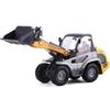 1/50 Light Bulldozer Truck Toy Car Model Diecast Engineering Vehicle Miniature Four Wheels Collection Gift for Children Boys Kid
