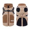 Winter neue Hundekleidung Bi Xiong zweibeinige Baumwollkleidung winddicht und kältefest Samtkleidung Outdoor reflektierende warme Baumwollkleidung