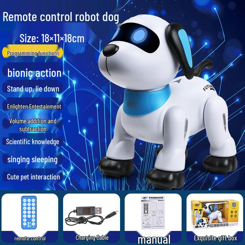 

Умный робот-собака с дистанционным управлением - Интерактивная электрическая игрушка для детей