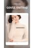 Autumn & Winter Slim-Fit Women's Ribbed Pullover Sweater - Half-High Collar, Casual & Versatile Fashion Base Layer