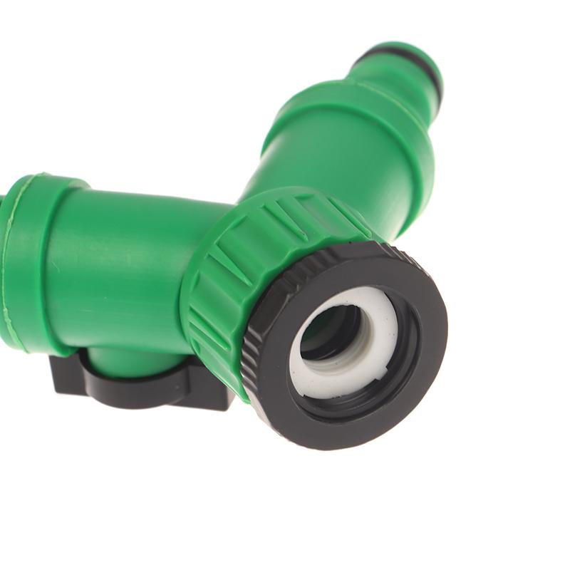 2-Way Garden Tap Water Splitter 3/4" Female Thread Garden Hose Y Type Watering Adjustable Switch Water Controller Valve