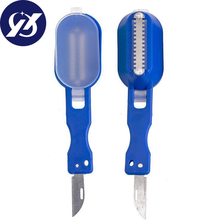 Praktický odstraňovač vodního kamene Plastový odstraňovač vodního kamene Čistící škrabka Kuchyň Škrabka na zeleninu Užitečné příslušenství Skládací nůž