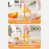 Manual Citrus Juicer Portable Lemon Lime Orange Squeezer BPA-Free Fruit Press Extractor