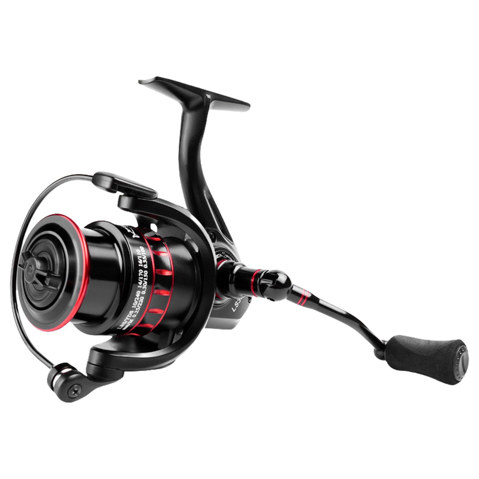 

Металлическая шпуля рыболовной катушки LS1000-3000 5.0:Спиннинговая рыболовная катушка с передаточным числом 1 для пресной и соленой воды, 12+1 шарикоподшипник LS3000