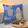 Cushion Cover  Linen  SkinFriendly Soft Decorative Case for Sofa Home Decor Healing RRobot Dreams Anime Pillow cover