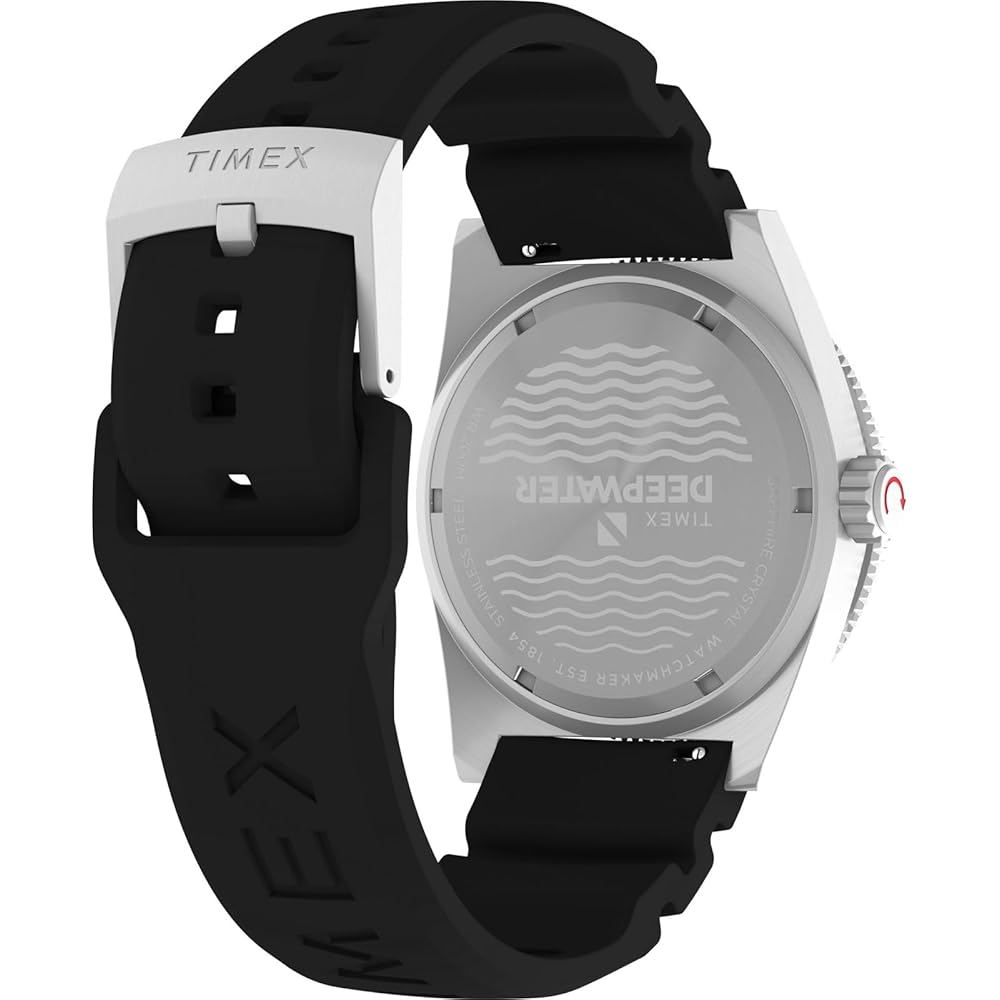 TIMEX Deepwater Watch, Quartz Movement, 20 ATM Water Resistance, Sapphire Crystal, Black Dial, TW2W75000, Men's [Authentic]