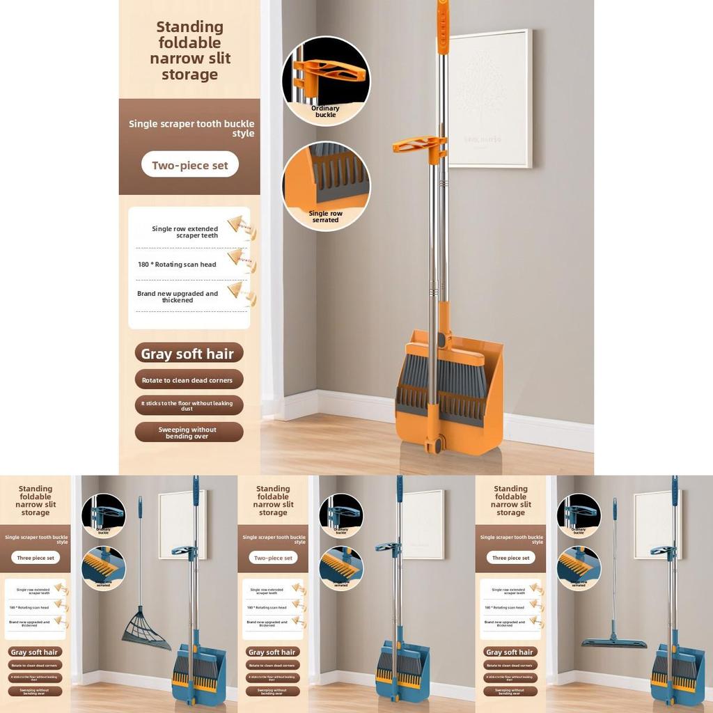 Kunststoff Besen Kehrschaufel Kombi Mit Haarresistenter Bürste Für Haushalt Und Gewerbe