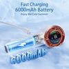 Portable Handheld Fan, Speed(1-100) Adjustable Turbo Mini Rechargeable
