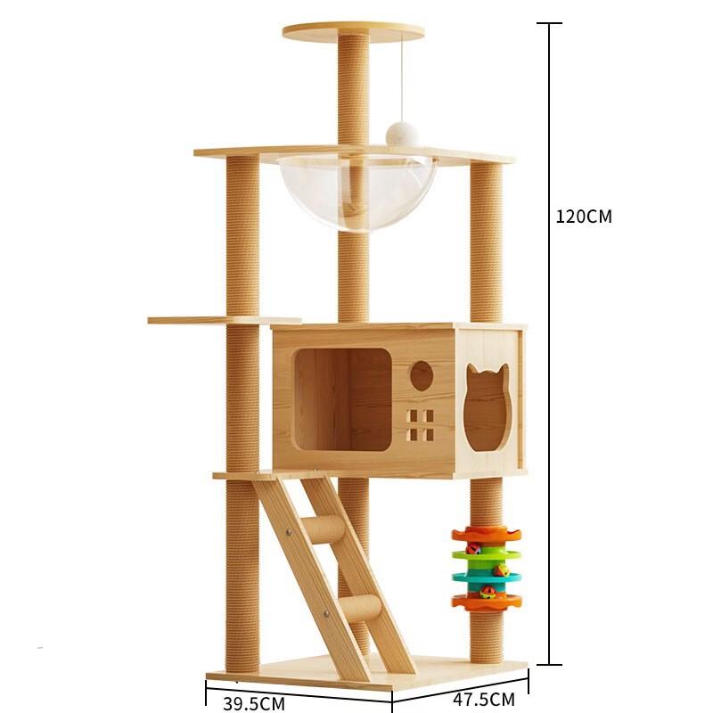 Jingzhou Wooden Cat Tree & Condo
