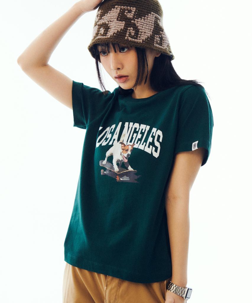 VISION STREETWEAR Vsw Puppy T-Shirts Deep Green