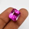 20.70 Ct CERTIFIED Natural Ceylon Pink Sapphire Emerald Cut Loose Gemstone