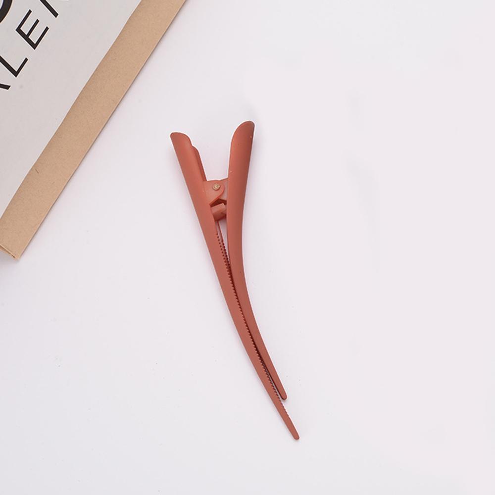 Women's Simple Frosted Hair Clip Anti-drop Hair Fixing Clips For Hairdressing