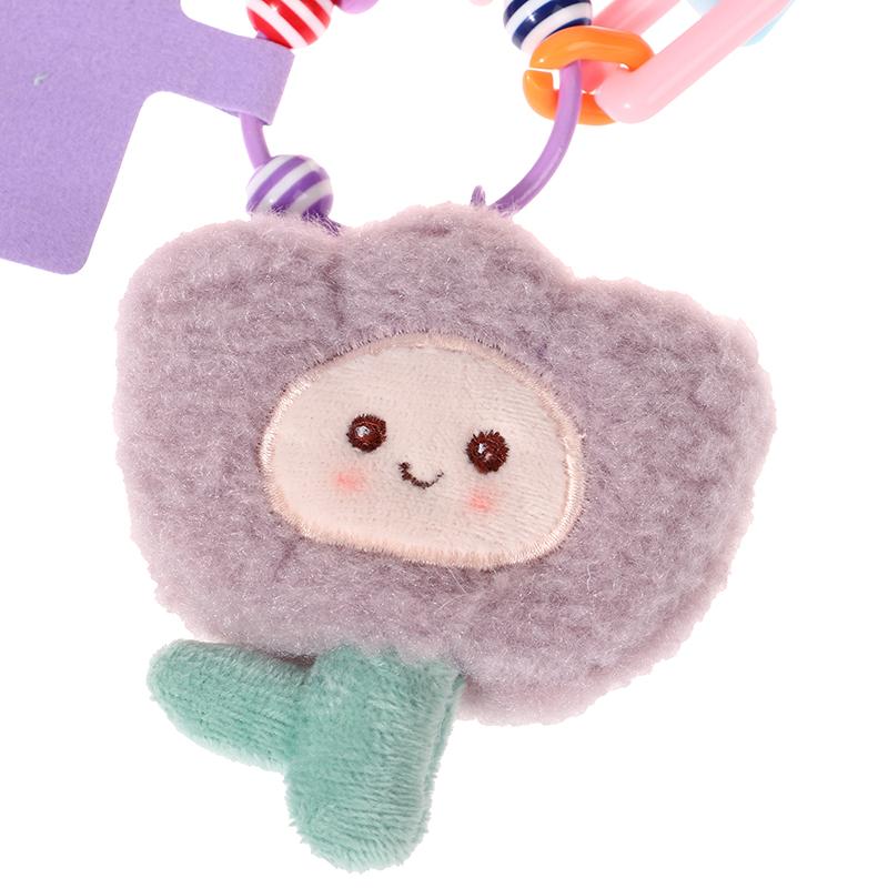 Cute Flower New Plush Tulip Diy Creative Keychain Backpack Pendant Charm Mobile Phone Individualization Couple Gift
