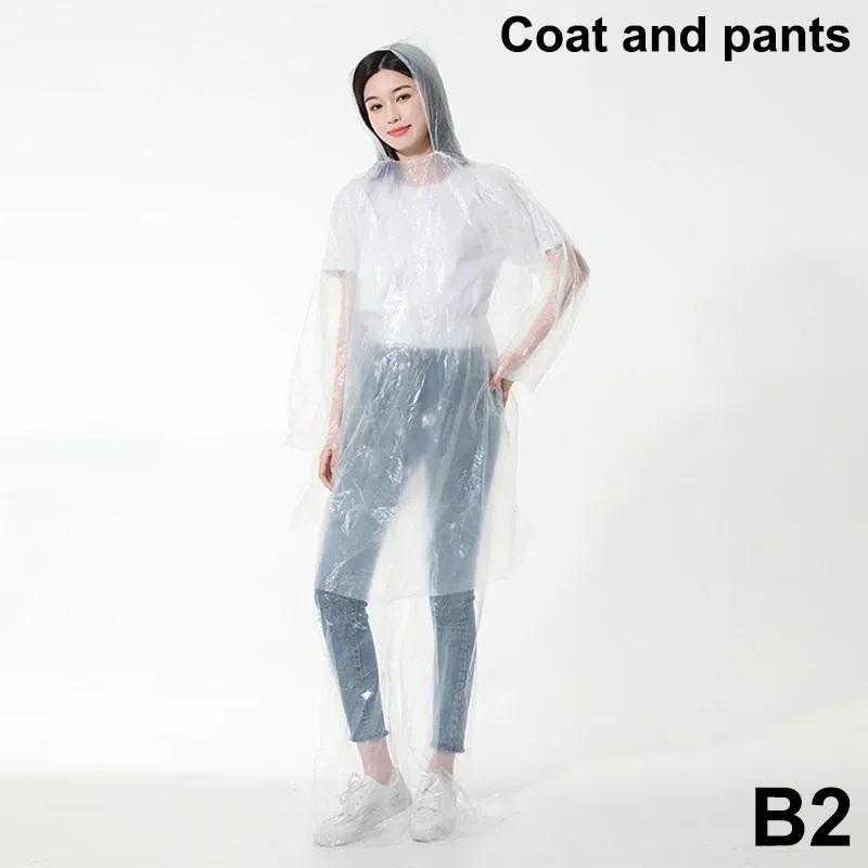 

Одноразовые дождевые штаны, утолщенный комплект, водонепроницаемый сплит-дождевик для дрифта ног