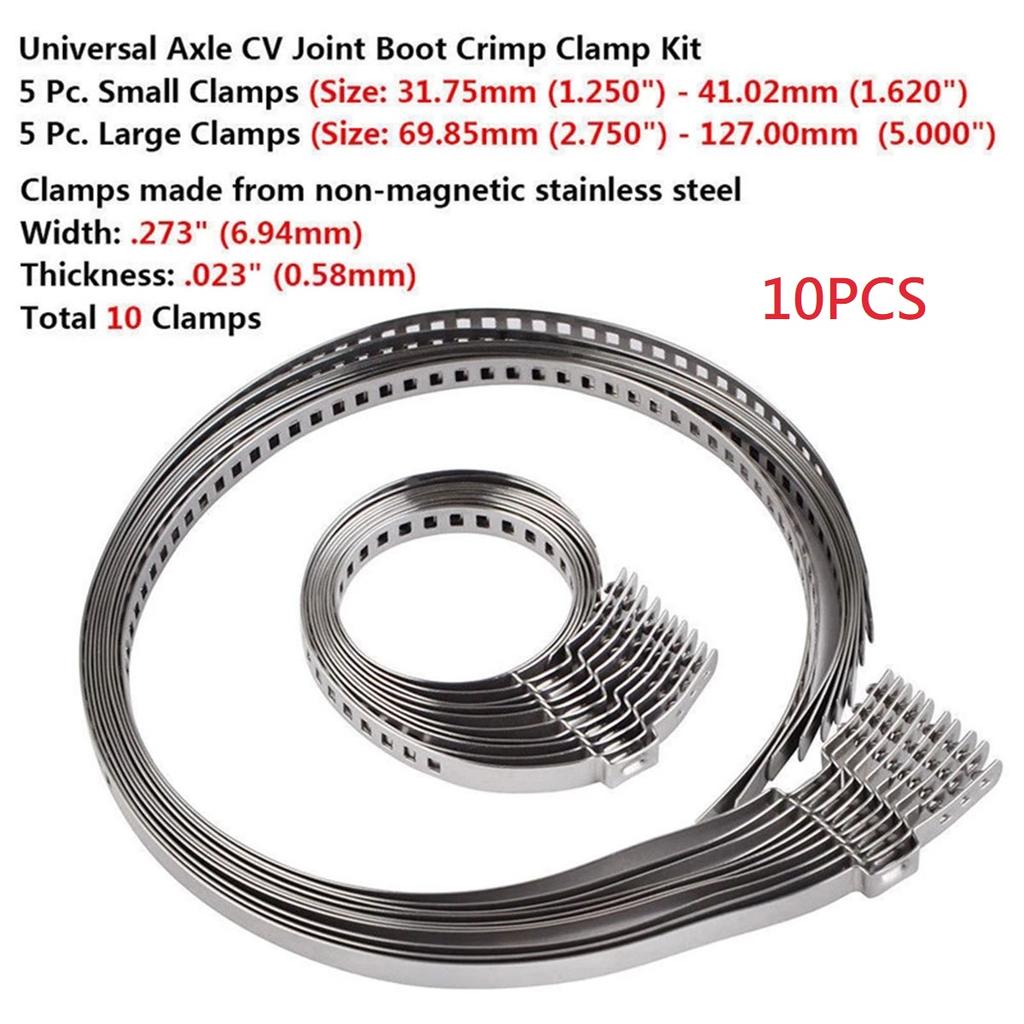 CV Joint Boot Clamp Pliers Set Stainless Steel Car Banding Tools Kit Professional Ear Boot Tie Pliers or CV Boot Clamps for Auto