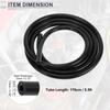 RATCHROLL 1pc Universal Silicone Vacuum Tube Hose High Temperature 5.5FT 3/16" 4mm ID 3.0mm