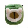 Winter Plush Avian Sanctuary, Warm House for Parrot, Hanging Bed Enclosure M