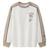 Unisex Kids' Retro Patchwork Crewneck Sweatshirt