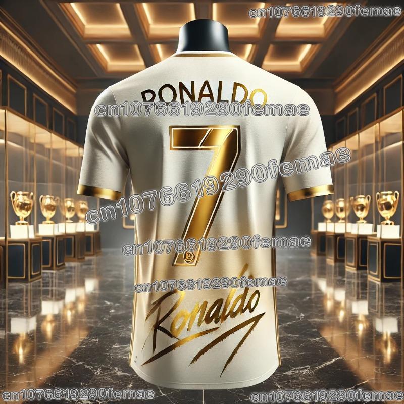 2026 Neu Heiß Verkauft Ronaldo Mode Fußball Superstar Gedenk Kollektion Sport Trikot Täglich Outdoor Atmungsaktiv T-Shirt
