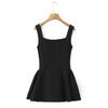 2026 Chic Retro Lace Camisole Dress - Sweet Bow, Slim Fit, Sexy Backless Mini