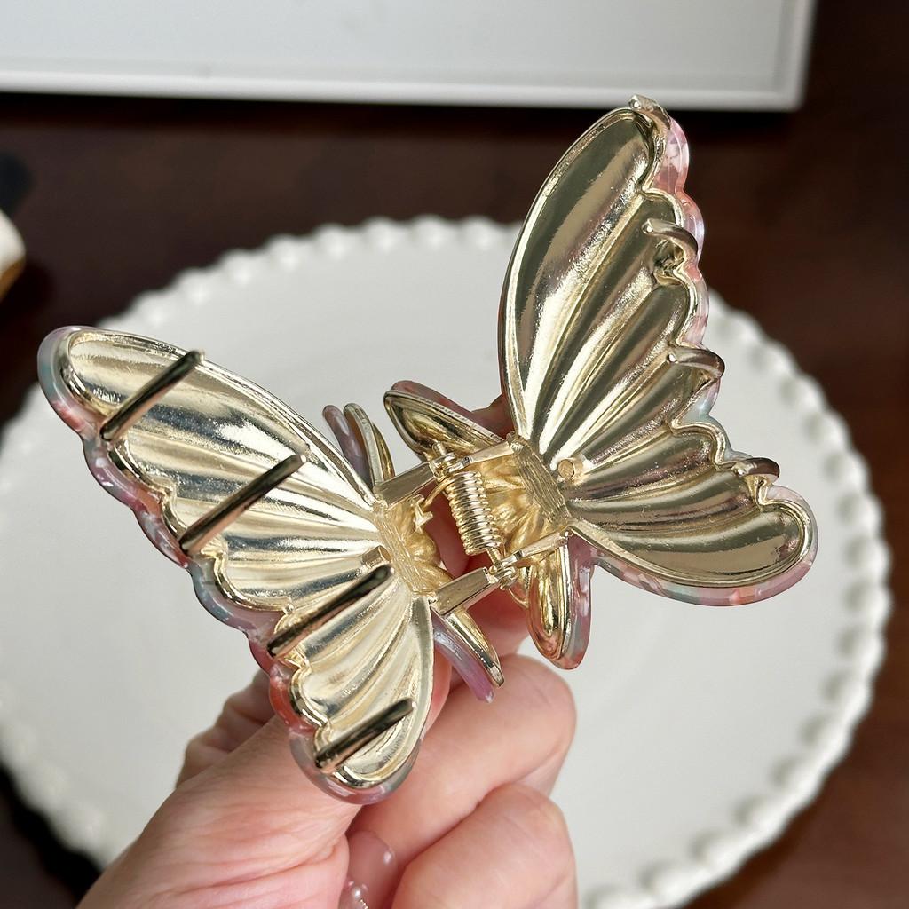 Versatile And Chic Butterfly Claw Hair Clip Handcrafted Acetate Hair Accessories For Women