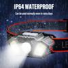 USB rechargeable sensor, LED headlights, ultra bright headlight head, wearable fishing light, multiple lighting modes, mountain climbing adventure