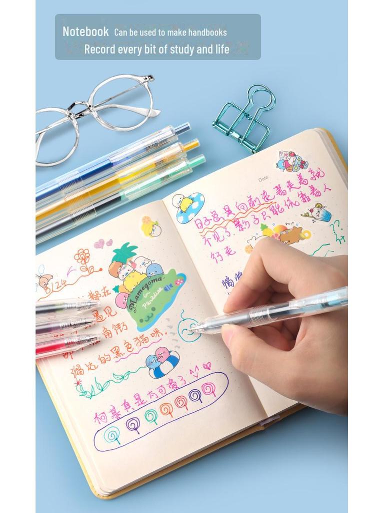 24/36-Color Neutral Pen Set - Versatile Water-Based Pens for Students & Note-Taking