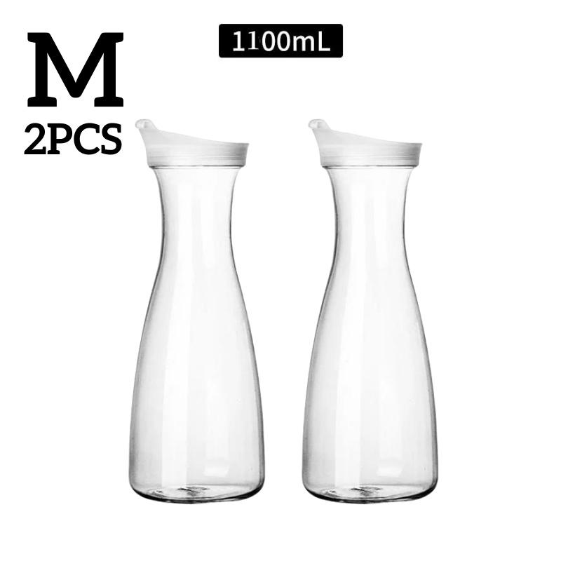 1/3pcs Large Capacity Water Jug Beverage Juice Container With Lid for Cold Drinks Fridge Plastic Water Pot Home Iced Tea Kettle